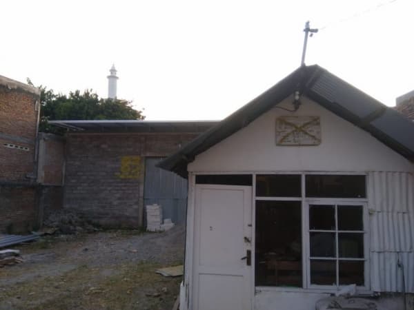 Pembangunan gereja di Tlogosari, Semarang. (Ulil Albab Alshidqi/serat.id)